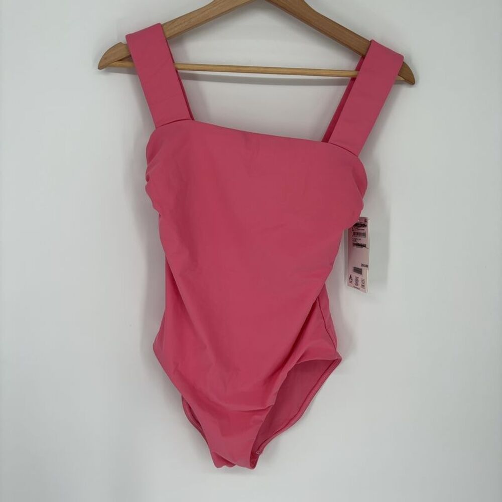 BONDI BORN Neck One-Piece Swimsuit